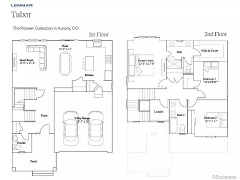Floorplan - 24742 E Baltic Pl, Aurora, CO 80018 photo 1 of 1