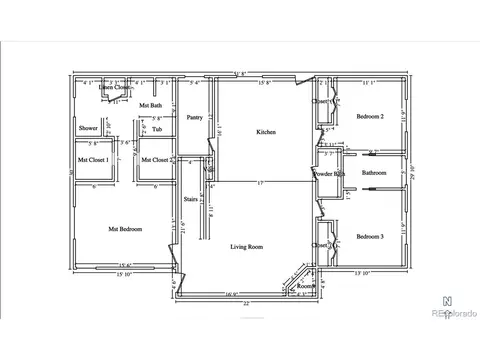 Floorplan - 174 Chickadee Dr, Bailey, CO 80421 photo 1 of 1