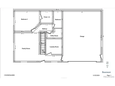 Floorplan - 174 Chickadee Dr, Bailey, CO 80421 photo 1 of 1