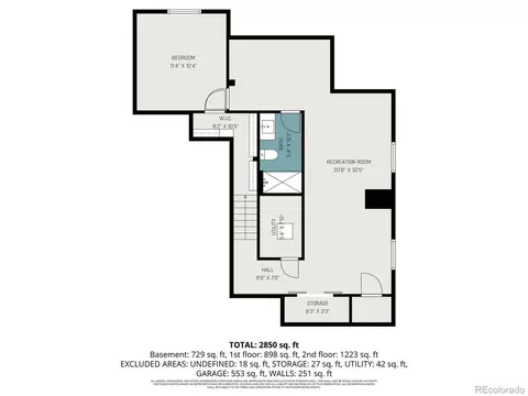 Floorplan - 25404 E 2nd Ave, Aurora, CO 80018 photo 1 of 3