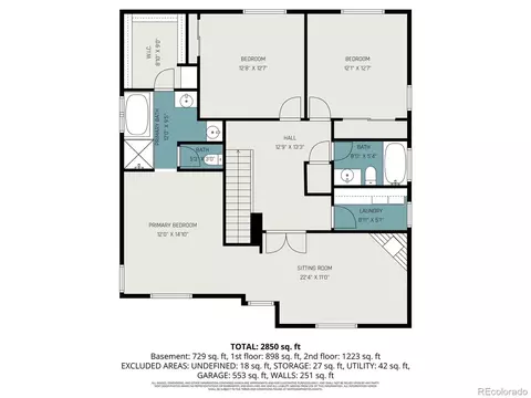 Floorplan - 25404 E 2nd Ave, Aurora, CO 80018 photo 3 of 3