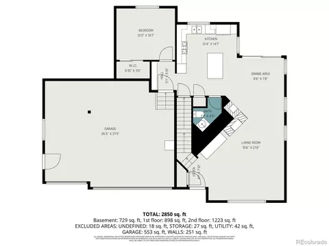 Floorplan - 25404 E 2nd Ave, Aurora, CO 80018 photo 2 of 3
