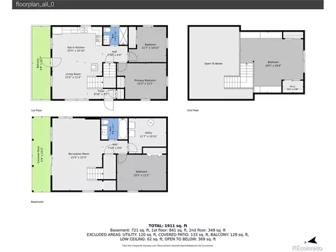 Floorplan - 14988 S Wandcrest Dr, Pine, CO 80470 photo 1 of 4
