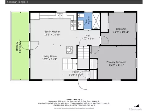 Floorplan - 14988 S Wandcrest Dr, Pine, CO 80470 photo 3 of 4