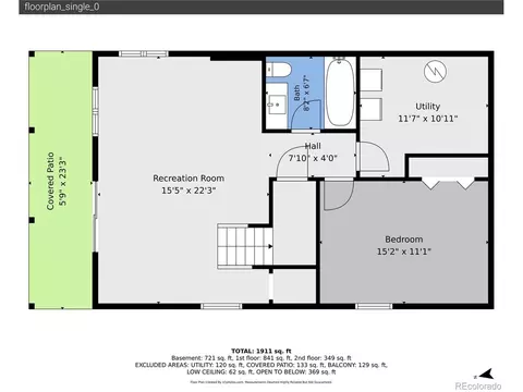 Floorplan - 14988 S Wandcrest Dr, Pine, CO 80470 photo 4 of 4