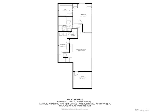Floorplan - 15409 E Oberlin Pl, Aurora, CO 80013 photo 1 of 3