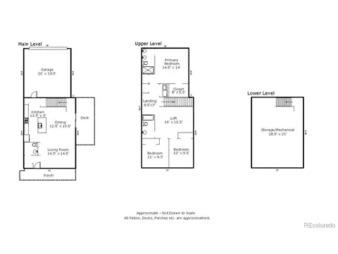 Floorplan - 11273 E 28th Pl, Denver, CO 80238 photo 1 of 1