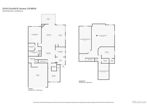Floorplan - 22141 Euclid Pl, Aurora, CO 80016 photo 3 of 3