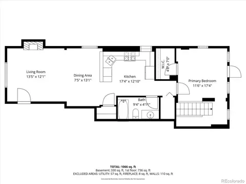 Floorplan - 2314 N Ogden St, Denver, CO 80205 photo 2 of 3
