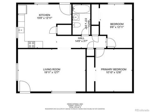 Floorplan - 5085 E 34th Ave, Denver, CO 80207 photo 1 of 2