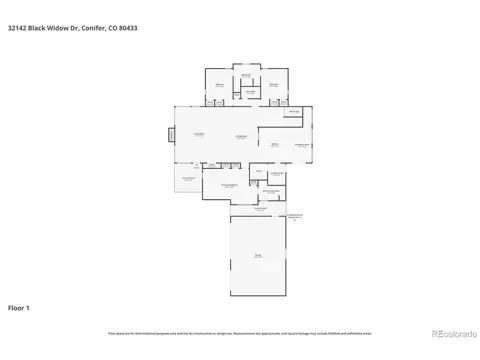 Floorplan - 32142 Black Widow Dr, Conifer, CO 80433 photo 1 of 3