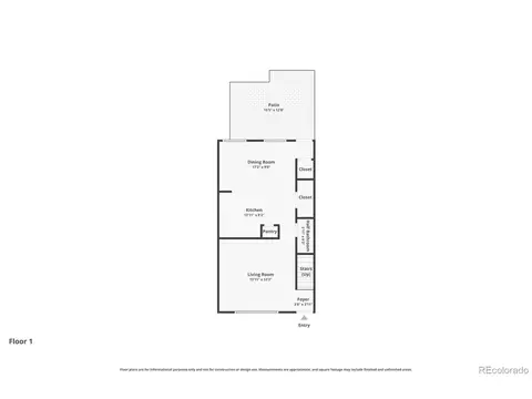 Floorplan - 2642 Devonshire Ct, Denver, CO 80229 photo 1 of 2