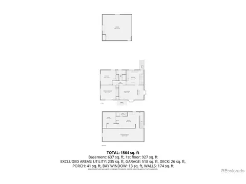 Floorplan - 6040 Marshall Ct, Arvada, CO 80003 photo 1 of 3
