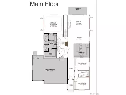 Floorplan - 22622 E Narrowleaf Cir, Aurora, CO 80016 photo 1 of 2