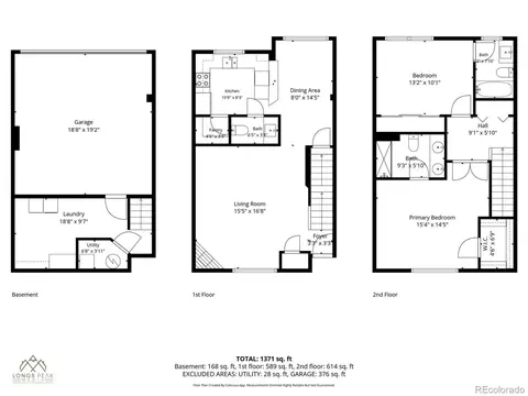 Floorplan - 4110 E 119th Pl #B, Thornton, CO 80233 photo 1 of 4