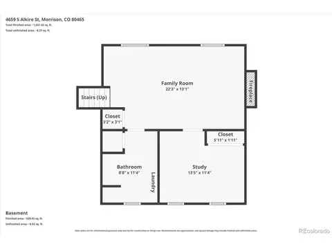 Floorplan - 4659 S Alkire St, Morrison, CO 80465 photo 3 of 4