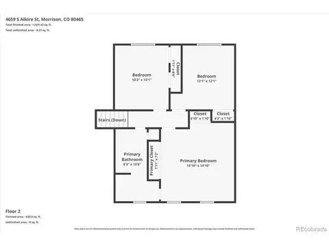 Floorplan - 4659 S Alkire St, Morrison, CO 80465 photo 2 of 4