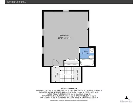 Floorplan - 2411 E Cedar Ave, Denver, CO 80209 photo 3 of 5