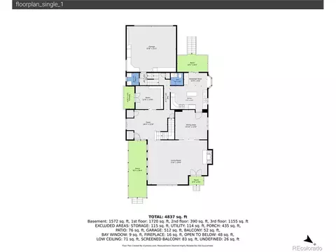 Floorplan - 2411 E Cedar Ave, Denver, CO 80209 photo 2 of 5