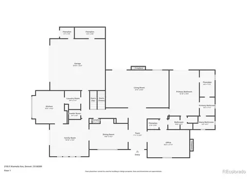 Floorplan - 2155 E Alameda Ave, Denver, CO 80209 photo 1 of 4