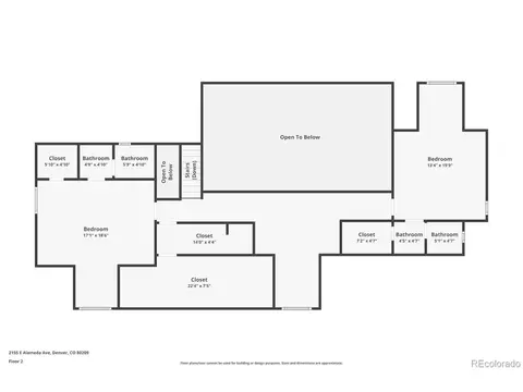Floorplan - 2155 E Alameda Ave, Denver, CO 80209 photo 2 of 4