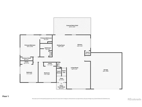 Floorplan - 6602 E Cornell Ave, Denver, CO 80224 photo 3 of 3