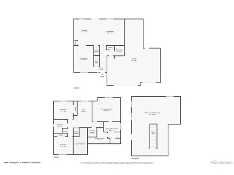 Floorplan - 9145 Harlequin Cir, Frederick, CO 80504 photo 1 of 1