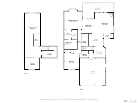 Floorplan - 16066 Double Eagle Dr #A, Morrison, CO 80465 photo 1 of 2