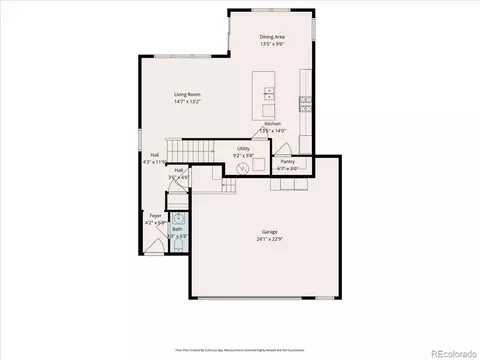 Floorplan - 172 Fox St, Bennett, CO 80102 photo 1 of 2