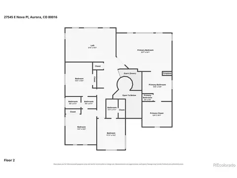 Floorplan - 27545 E Nova Pl, Aurora, CO 80016 photo 3 of 4