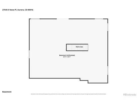 Floorplan - 27545 E Nova Pl, Aurora, CO 80016 photo 4 of 4