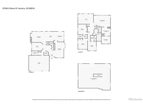 Floorplan - 27545 E Nova Pl, Aurora, CO 80016 photo 1 of 4