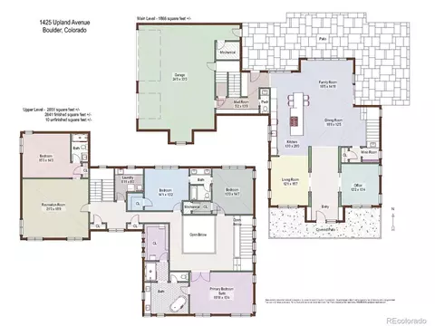 Floorplan - 1425 Upland Ave, Boulder, CO 80304 photo 1 of 1