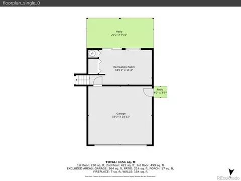 Floorplan - 19472 E Princeton Pl, Aurora, CO 80013 photo 1 of 4