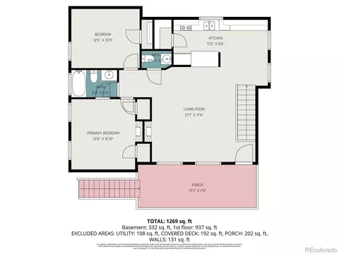 Floorplan - 13475 Shiloh Rd, Conifer, CO 80433 photo 2 of 2