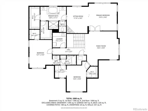 Floorplan - 8833 Crestone St, Arvada, CO 80007 photo 2 of 4