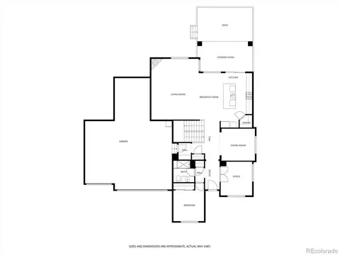 Floorplan - 8833 Crestone St, Arvada, CO 80007 photo 1 of 4