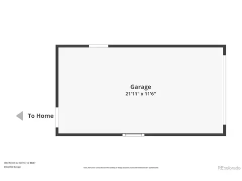 Floorplan - 3653 Forest St, Denver, CO 80207 photo 1 of 4