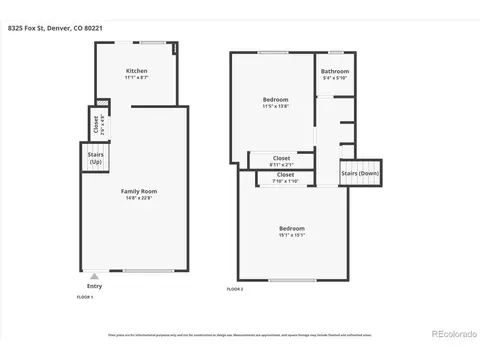 Floorplan - 8325 Fox St, Denver, CO 80221 photo 3 of 3