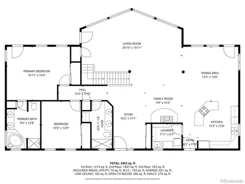 Floorplan - 2613 Pheasant Loop, Westcliffe, CO 81252 photo 2 of 4