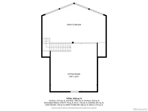 Floorplan - 2613 Pheasant Loop, Westcliffe, CO 81252 photo 3 of 4