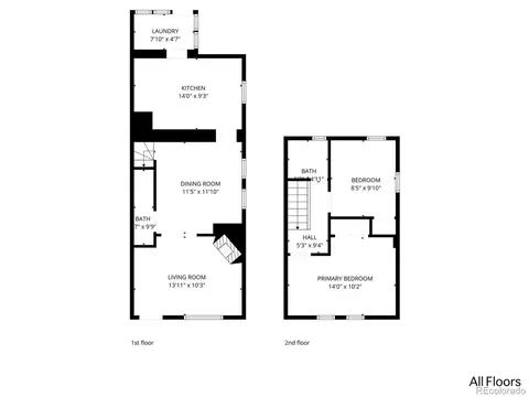 Floorplan - 2719 Eliot St, Denver, CO 80211 photo 1 of 1