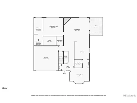 Floorplan - 13952 E Whitaker Dr, Aurora, CO 80015 photo 2 of 3