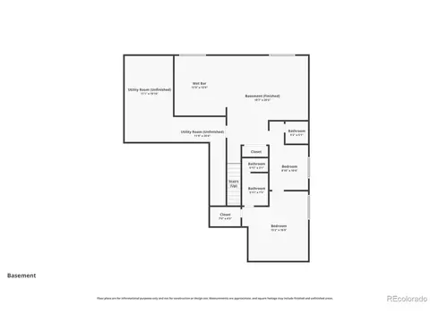 Floorplan - 13952 E Whitaker Dr, Aurora, CO 80015 photo 1 of 3