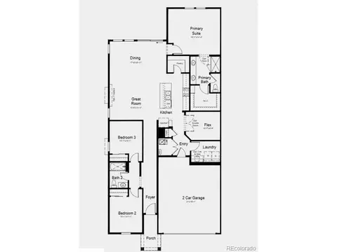 Floorplan - 3329 N Denali St, Aurora, CO 80019 photo 1 of 1