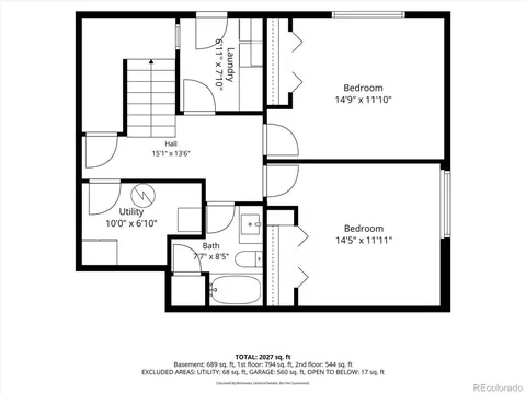 Floorplan - 34403 Ponca Rd, Pine, CO 80470 photo 3 of 4