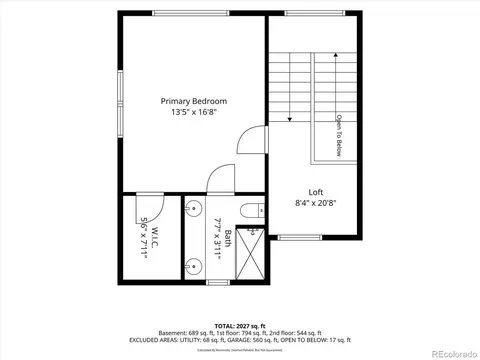 Floorplan - 34403 Ponca Rd, Pine, CO 80470 photo 2 of 4