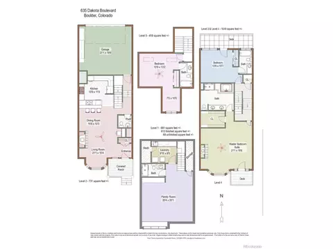 Floorplan - 635 Dakota Blvd, Boulder, CO 80304 photo 1 of 1