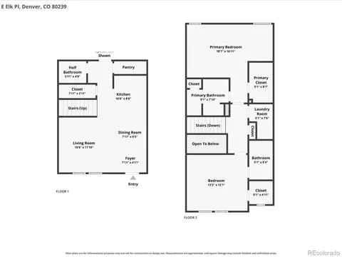 Floorplan - 16035 Elk Pl, Denver, CO 80239 photo 1 of 1