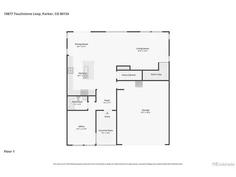 Floorplan - 10877 Touchstone Loop, Parker, CO 80134 photo 1 of 3